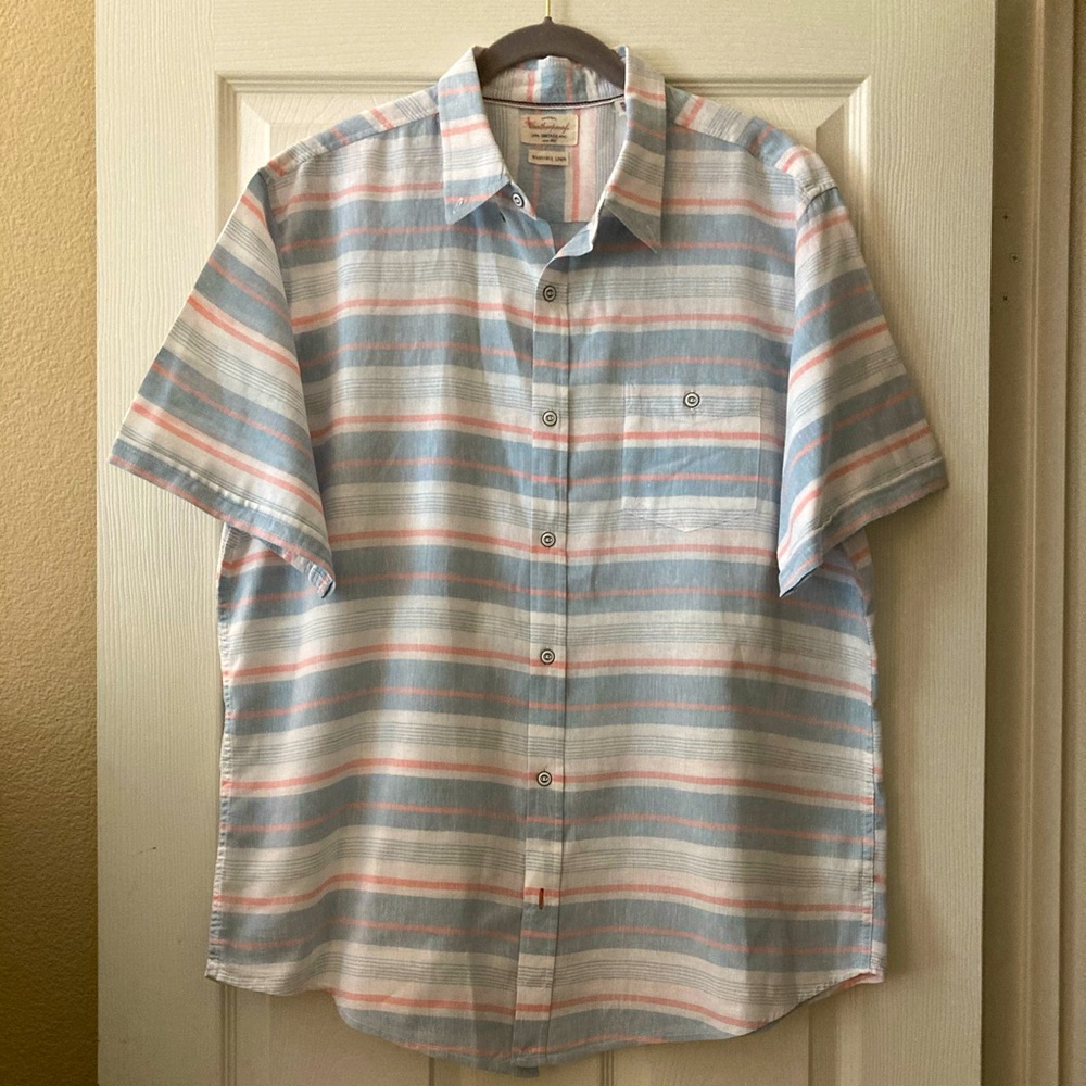Linen Camp Shirt by Weatherproof Vintage